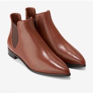 New! Cole Haan Chestnut Ankle Booties